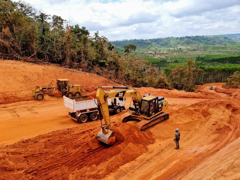 Empresa construtora de estradas